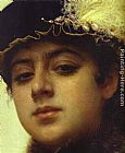 Portrait of a Woman [detail] by Ivan Nikolaevich Kramskoy